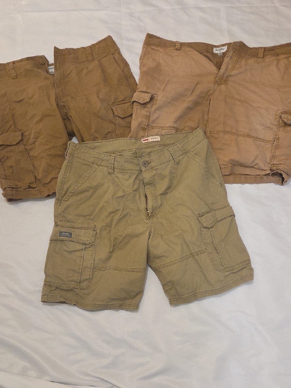 Goodfellow & Co + Wrangler Cargo Shorts Bundle